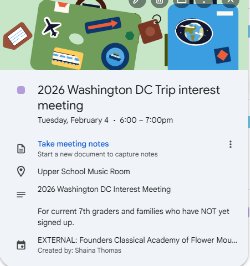 DC Trip Meeting